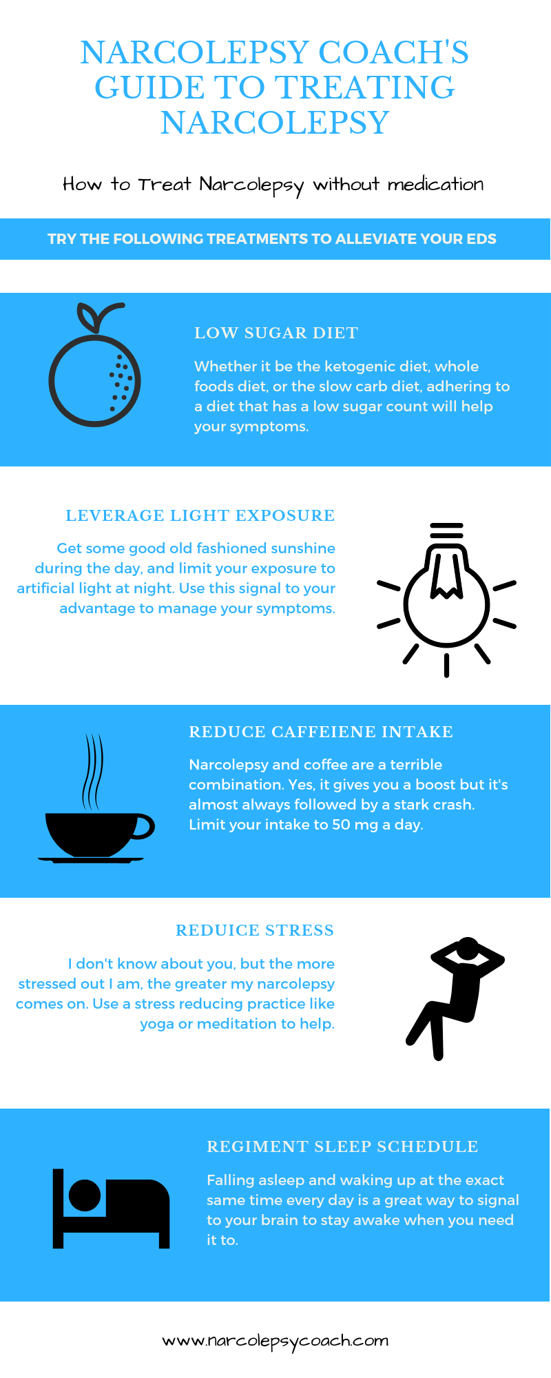 How to Treat Narcolepsy Without Medication OMG Infographics